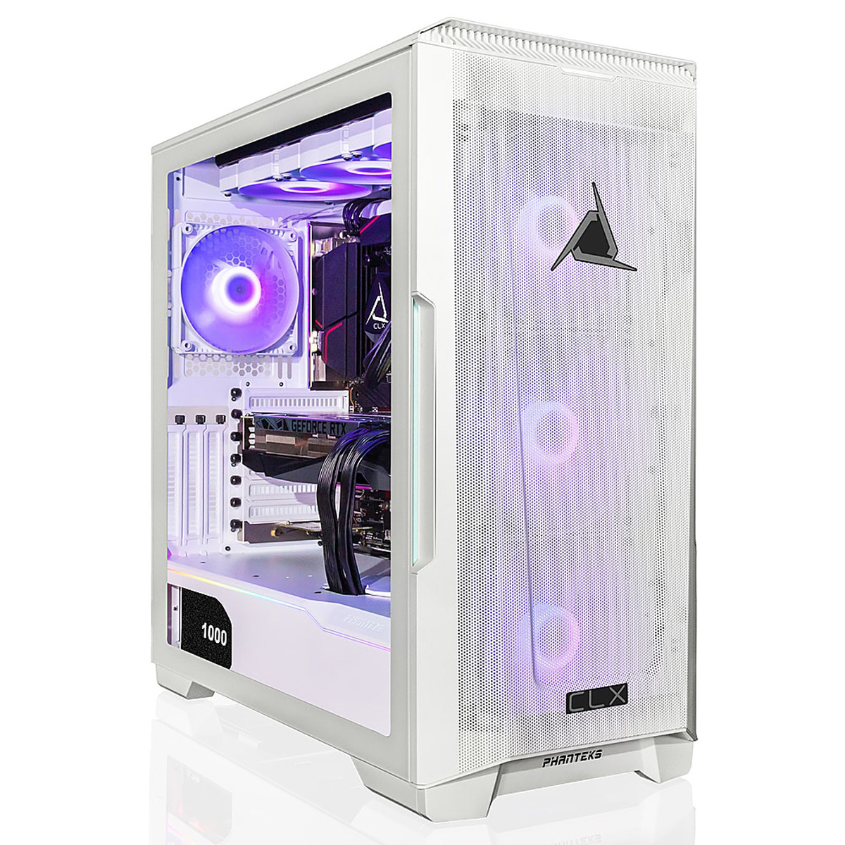 

CLX SET VR Gaming Desktop, R9 7900X, 64GB, 1TB SSD+6TB HDD, RTX 4090, W11H,White