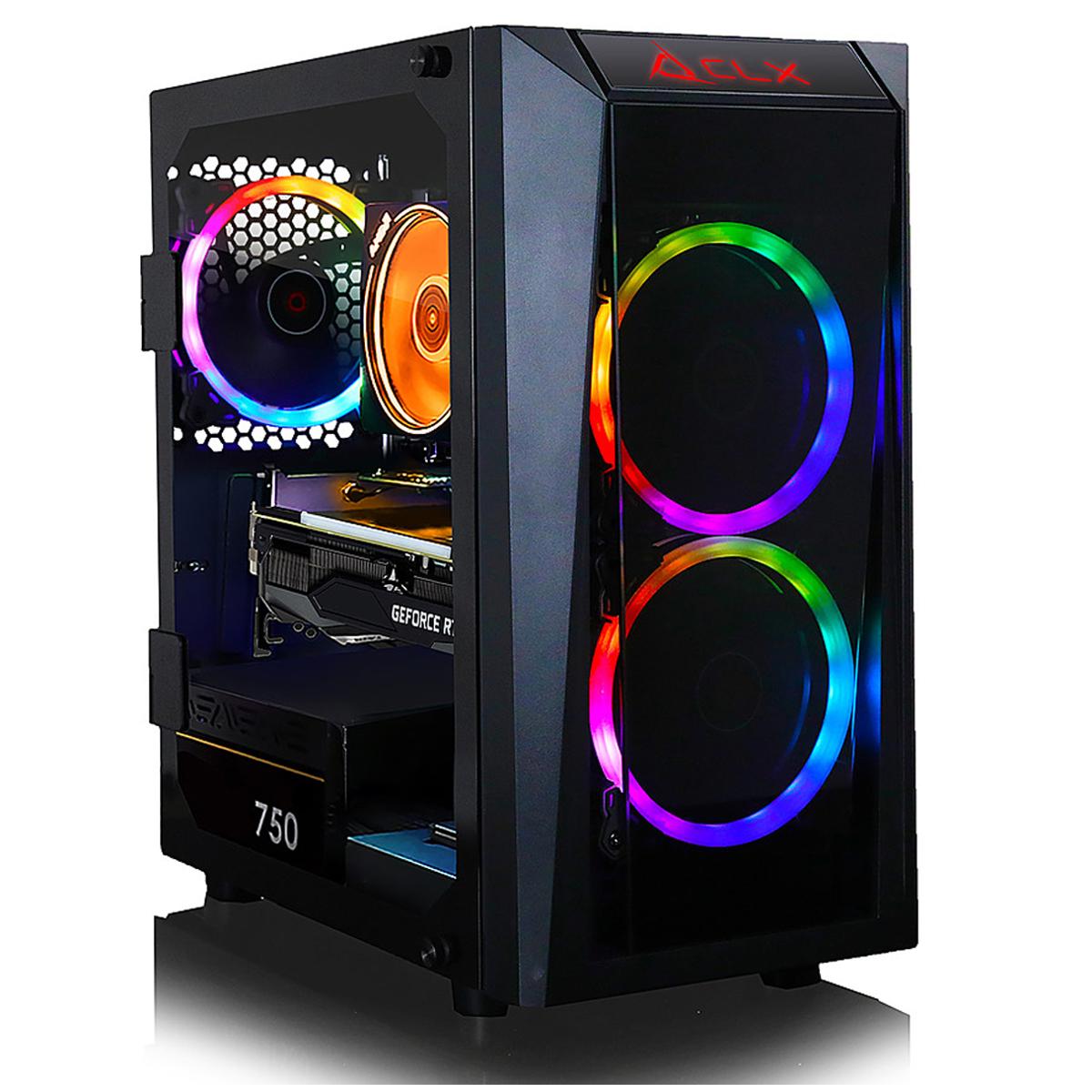 

CLX Set VR Gaming Desktop, R7 5800X, 16GB, 240GB SSD+2TB HDD, RTX 3060 Ti, W10H