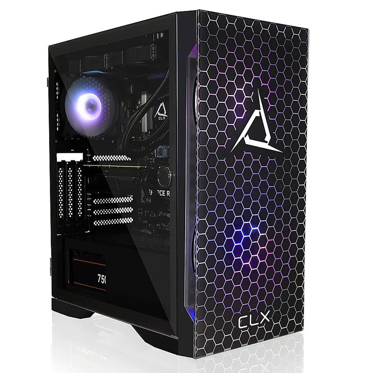 

CLX SET Gaming Desktop, i7-12700KF, 32GB, 500GB SSD+4TB HDD, RTX 3080,W11H,Black