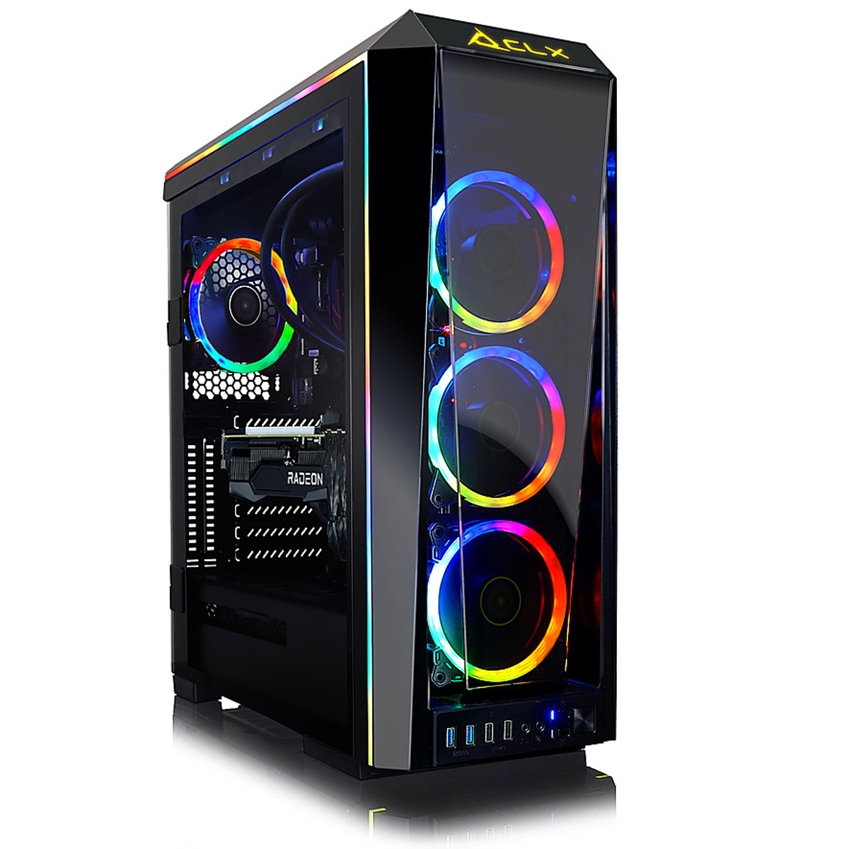 

CLX Set VR Gaming Desktop, R9 5950X, 64GB RAM, 1TB SSD+6TB HDD, RX 6900 XT, W10H