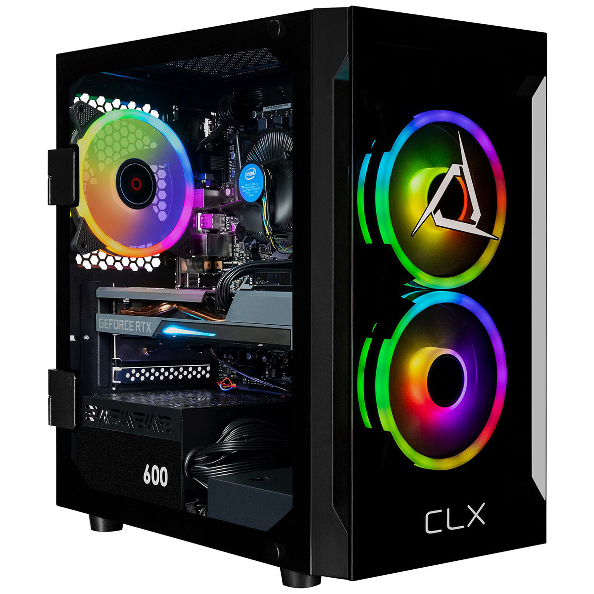 

CLX SET Gaming Desktop Computer, i5-14400F,32GB,1TB SSD+4TB HDD,RTX 4060 Ti,W11H