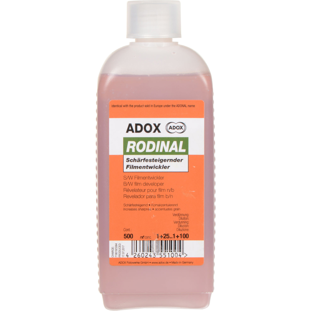 

Adox Rodinal Acutance Enhancing 16 oz Film Developer