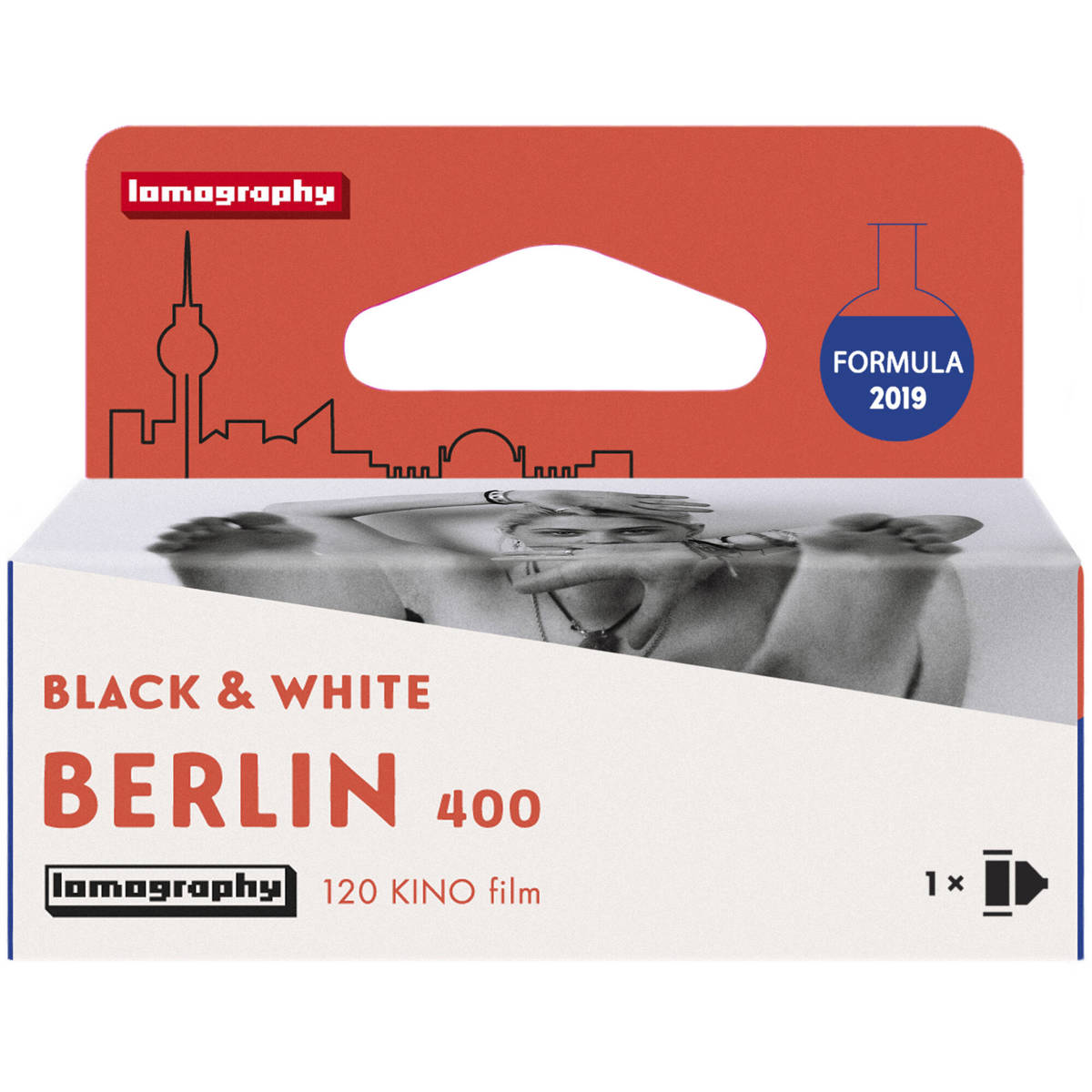 

Lomography Berlin Kino 400 Black and White Negative Film, 120 Roll Film