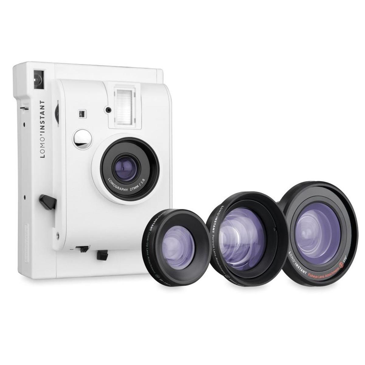 

Lomography Lomo'Instant Camera with 3x Lenses, White