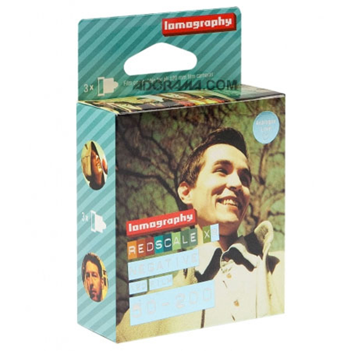

Lomography Redscale 50-200 120mm Film, Pack of 3