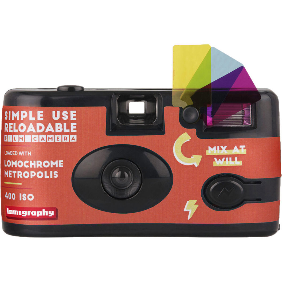 

Lomography Simple Use 35mm 100-400 ISO LomoChrome Metropolis Film Camera