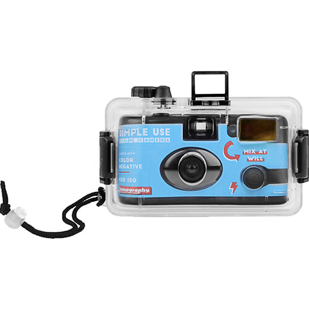 

Lomography Simple Use 35mm 400 ISO Color Negative Film Camera with Aqua Case