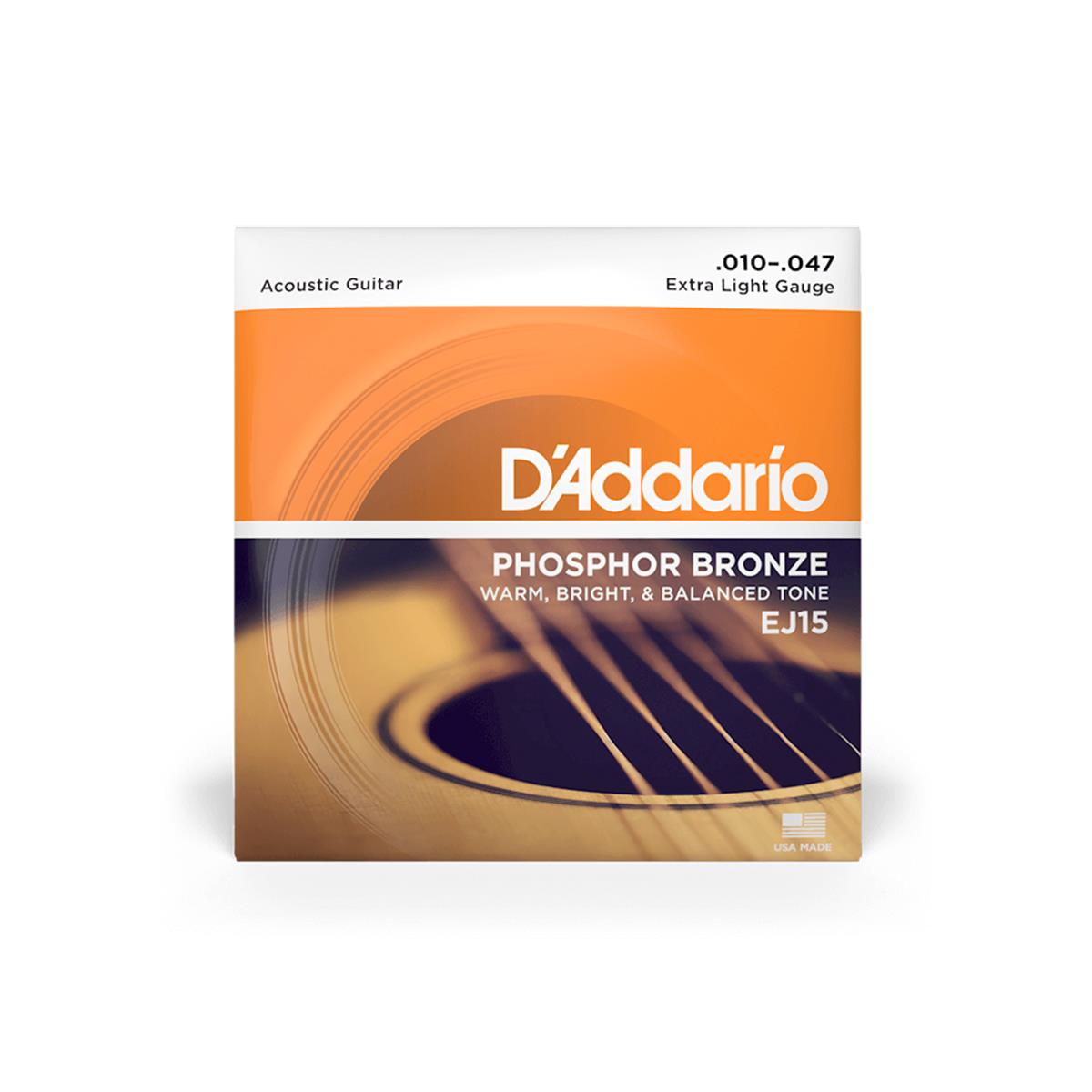 Image of D'Addario Phosphor Bronze Acoustic Guitar Strings