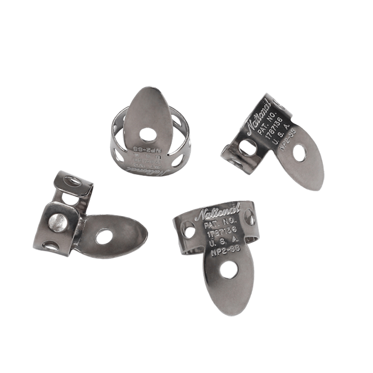 

D'Addario National Stainless Steel Finger Picks, 4-Pack