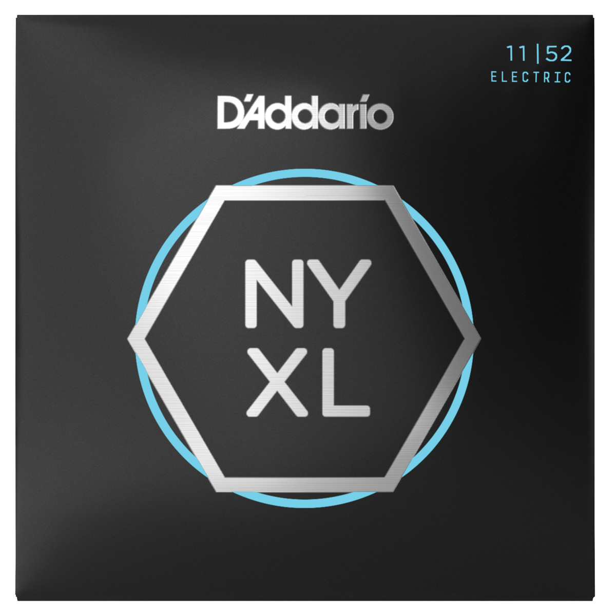 DAddario NYXL1152 NYXL Набор струн для электрогитары с никелевой обмоткой, 11–52, 3 шт.