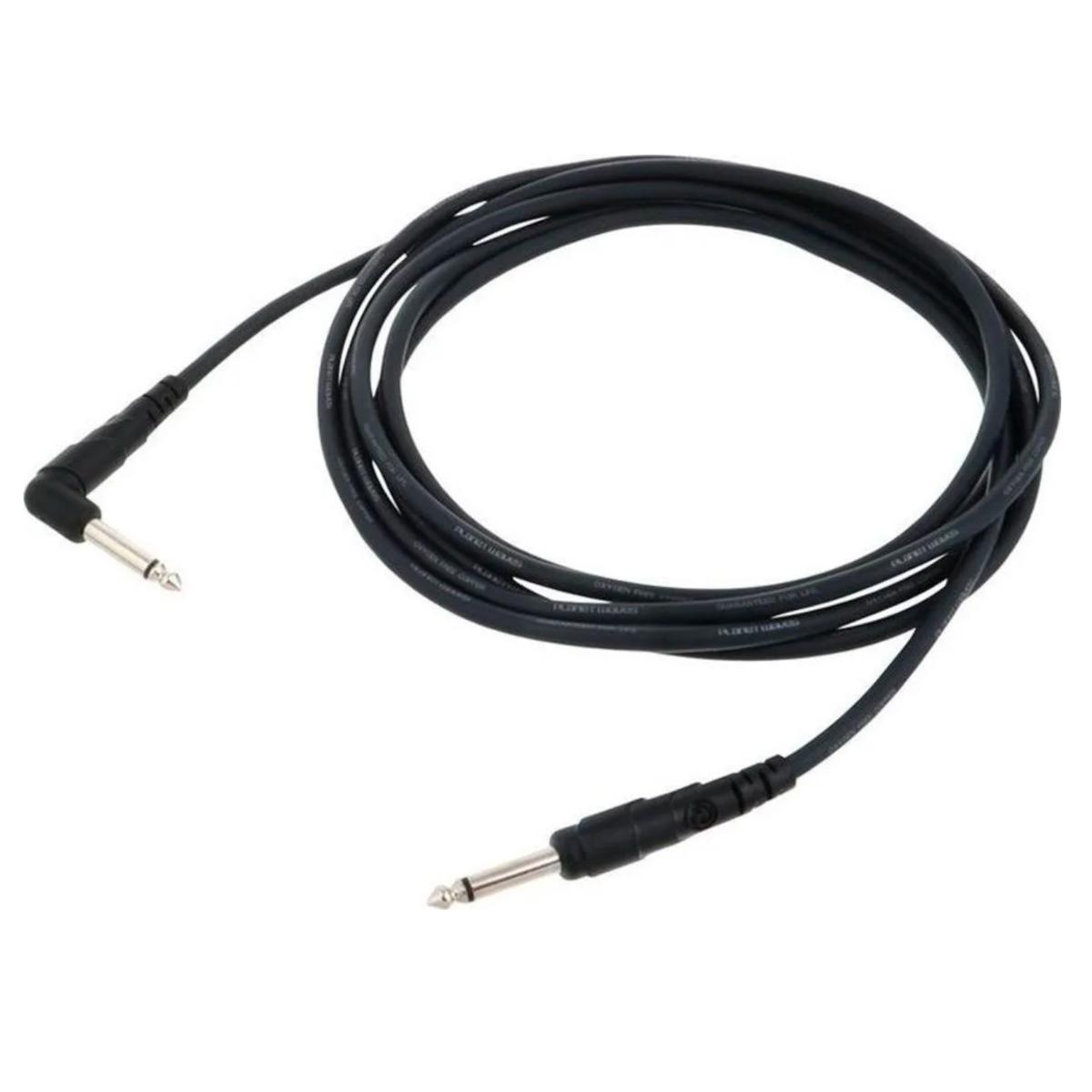 

D'Addario Classic 10' 1/4" TS M to 1/4" TS M Right Angle Instrument Cable