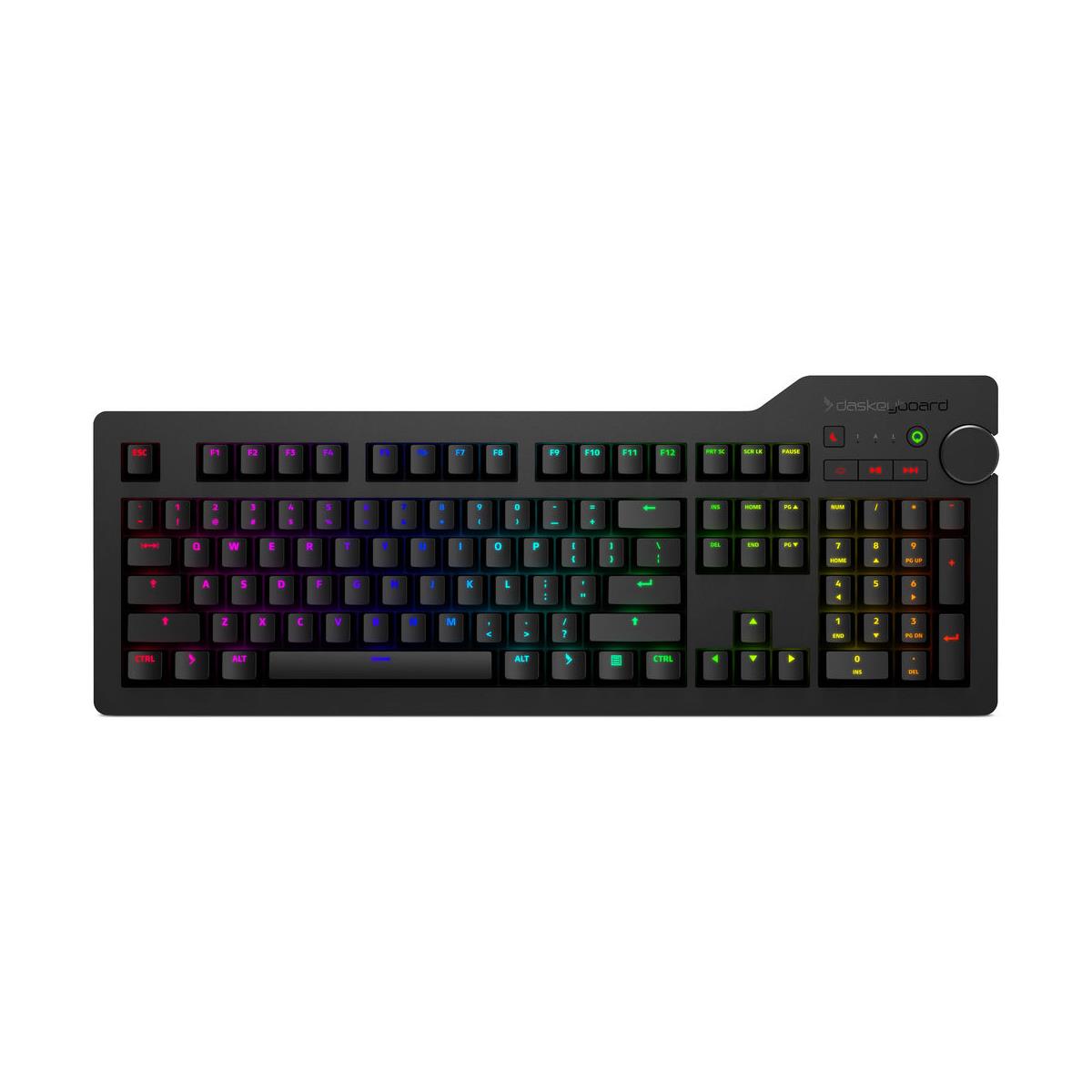 Image of Das Keyboard 4Q Wired Soft Tactile Cherry MX RGB Brown Smart Mechanical Keyboard