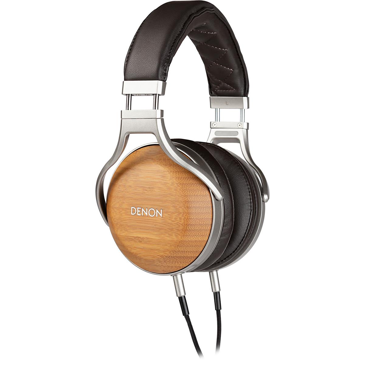Denon AH-D9200 Bamboo Over-Ear Closed-Back Premium Wired Headphones -  AHD9200EM