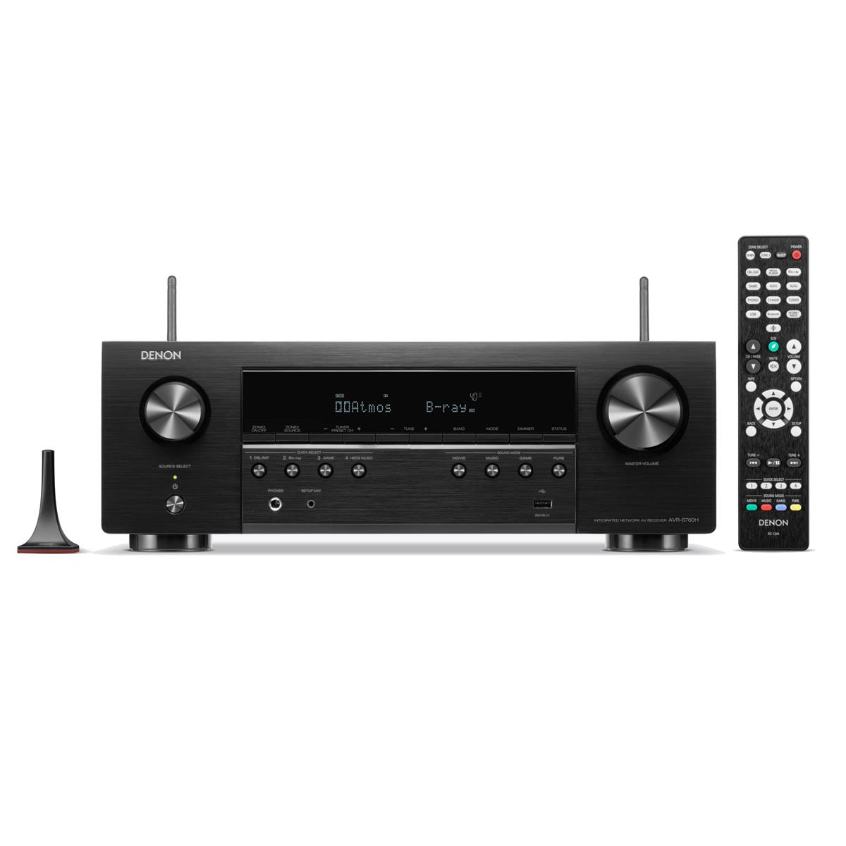 Image of Denon AVR-S760H 75W 7.2-Channel 8K Network AV Receiver with HEOS