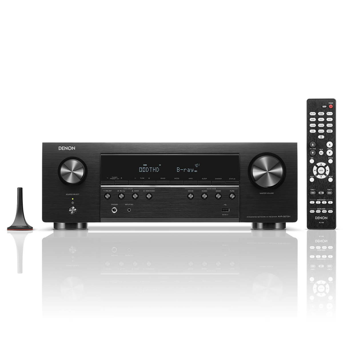 

Denon AVR-S770H 75W 7.2-Channel 8K Network AV Receiver with HEOS, Black