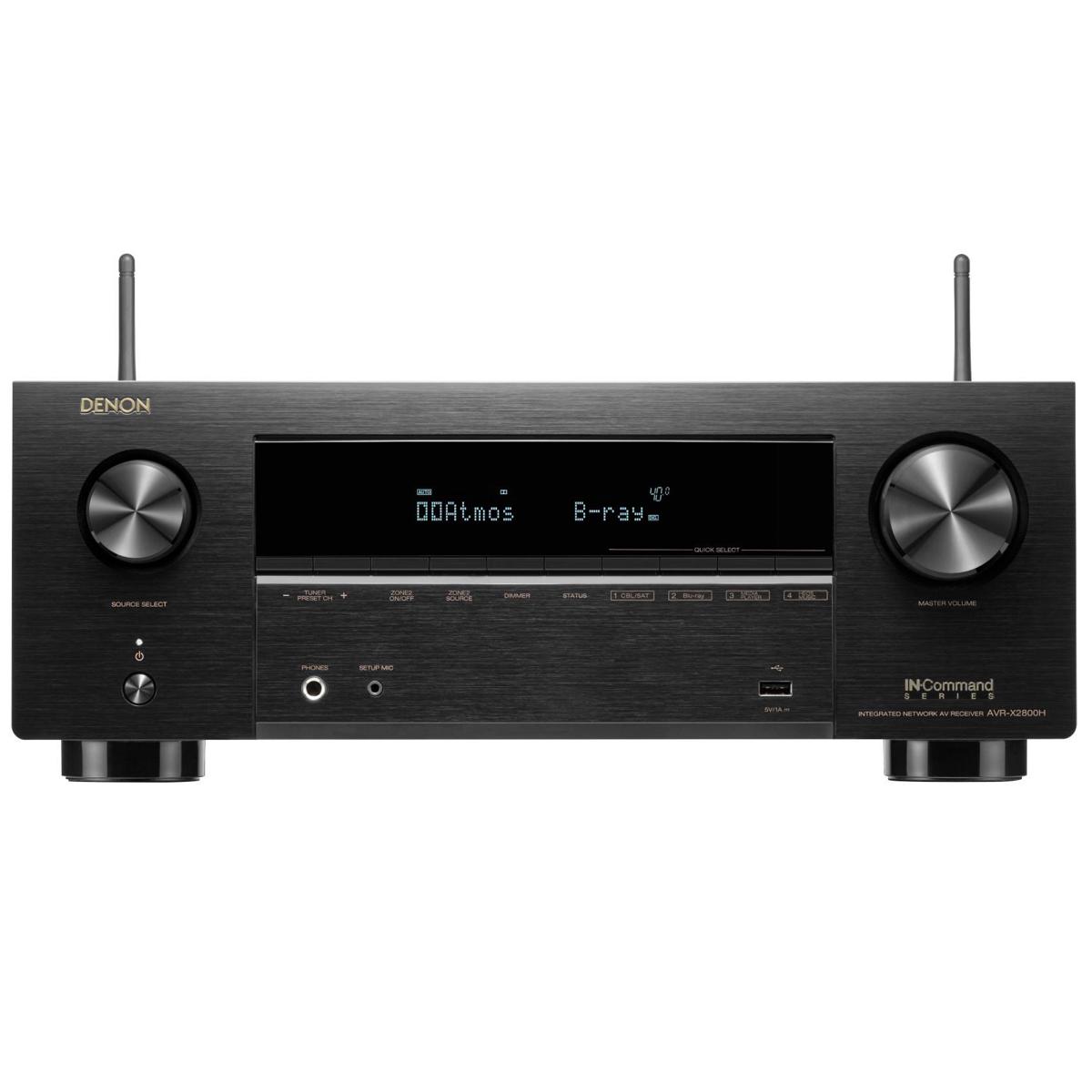 

Denon AVR-X2800H 7.2-Channel 8K Network AV Receiver