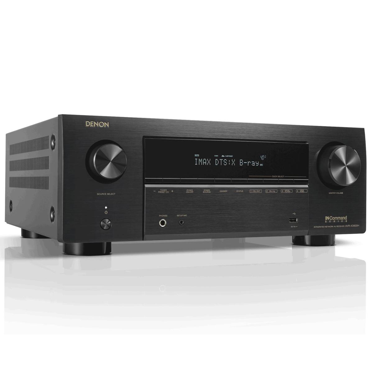 

Denon AVR-X3800H 105W 9.4-Channel 8K Network AV Receiver