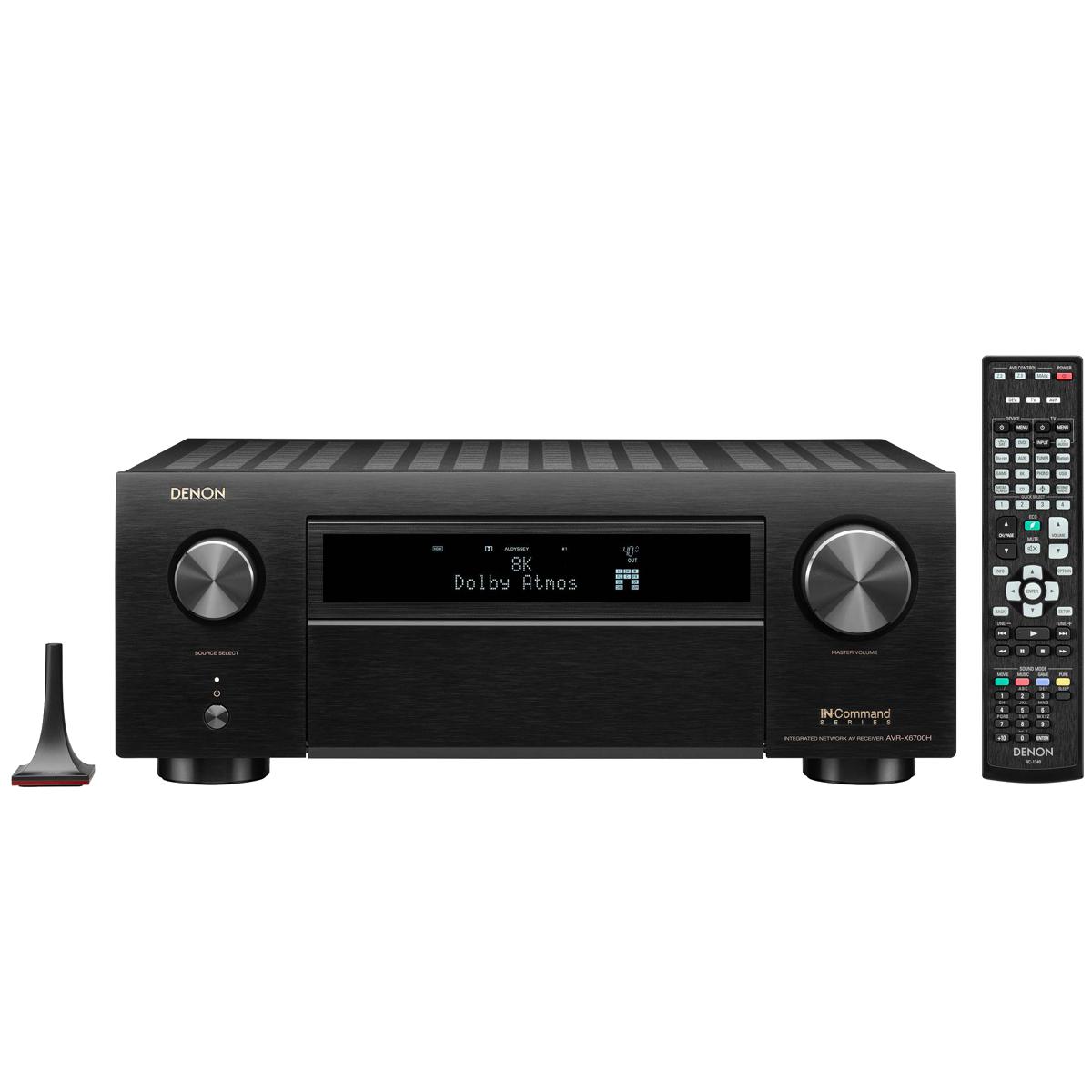 Denon AVR-X6700H 140W 11.2-Channel 8K Network AV Receiver with HEOS -  AVRX6700H