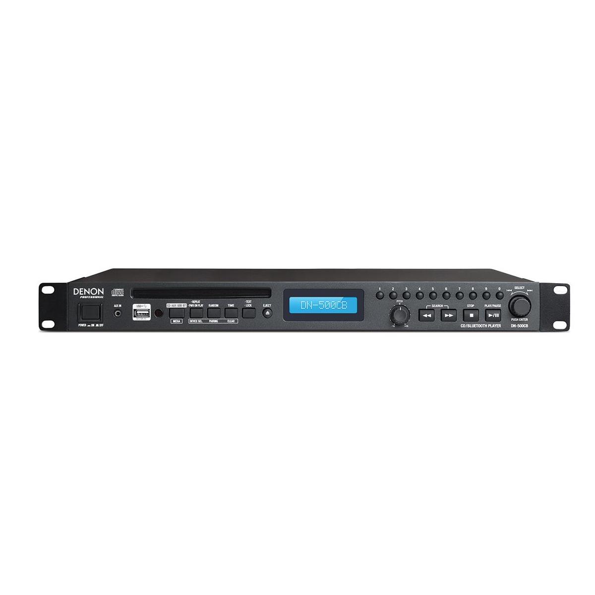 

Denon Pro Denon DN-500CB CD Player with Bluetooth, USB and AUX Inputs