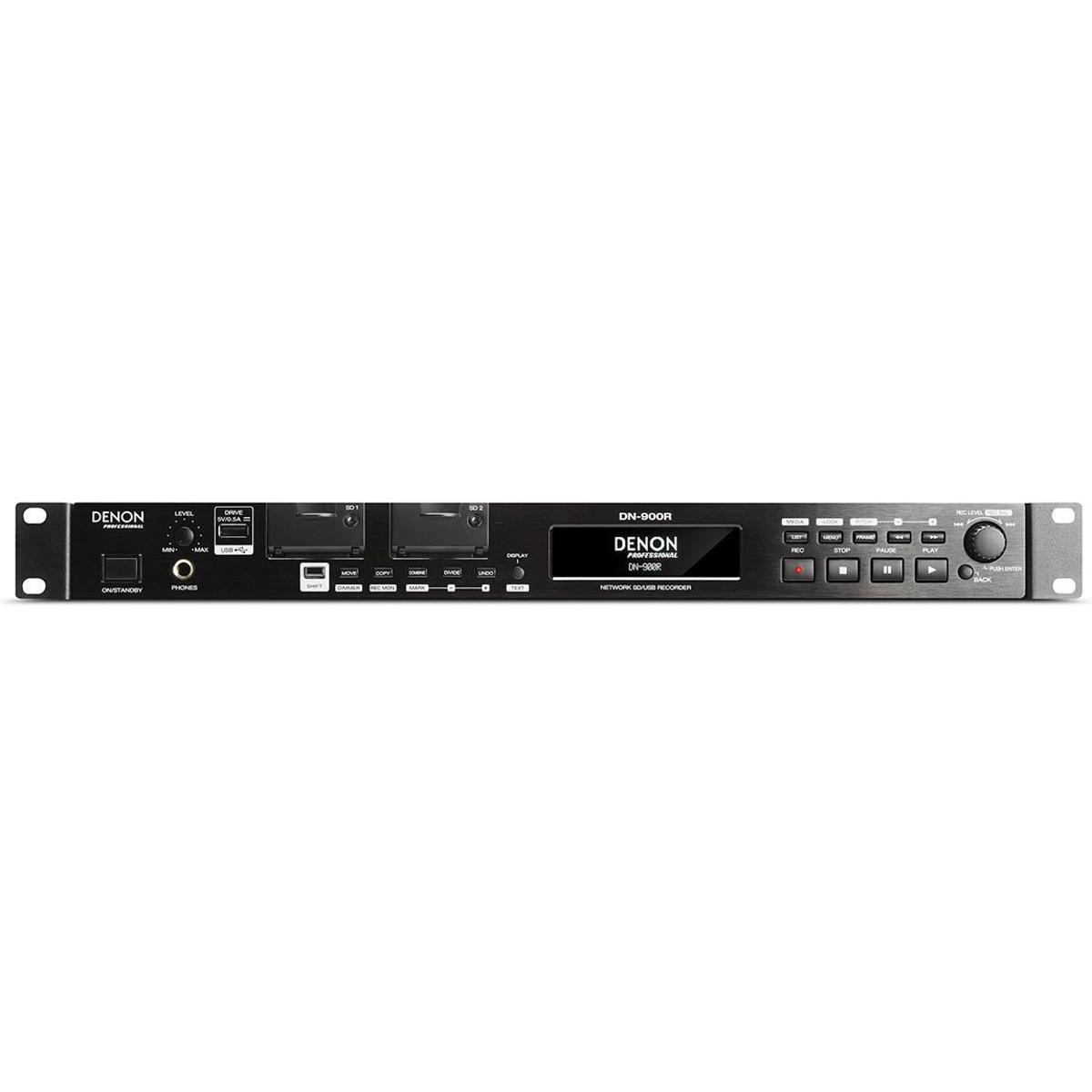 

Denon Pro DN-900R Network SD/USB Audio Recorder with Dante 2 x 2 Interface