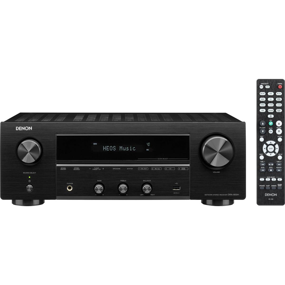 Image of Denon DRA-800H 100W 2.2-Channel 4K Network AV Receiver with HEOS