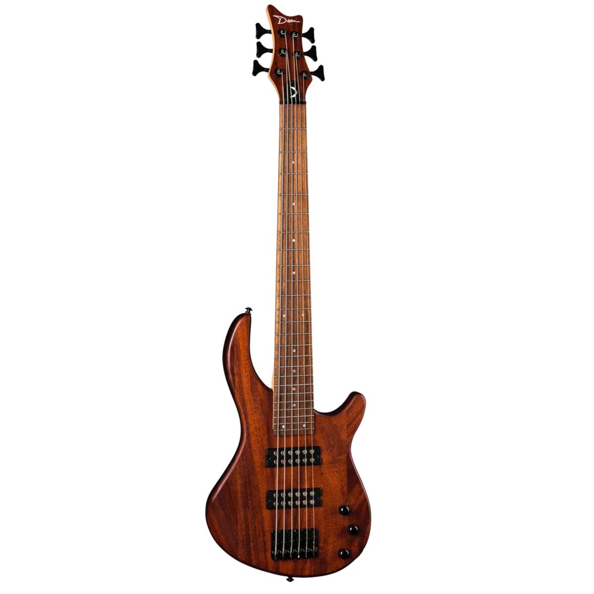 Dean Guitars Dean Edge 1 Electric Bass Guitar, Walnut Fretboard, Vintage Mahogany -  E1 6 VM