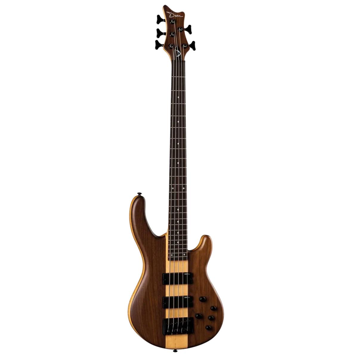 

Dean Guitars Dean Edge Pro 5-String Electric Bass Guitar,Ebony Fretboard,Walnut Satin Natural