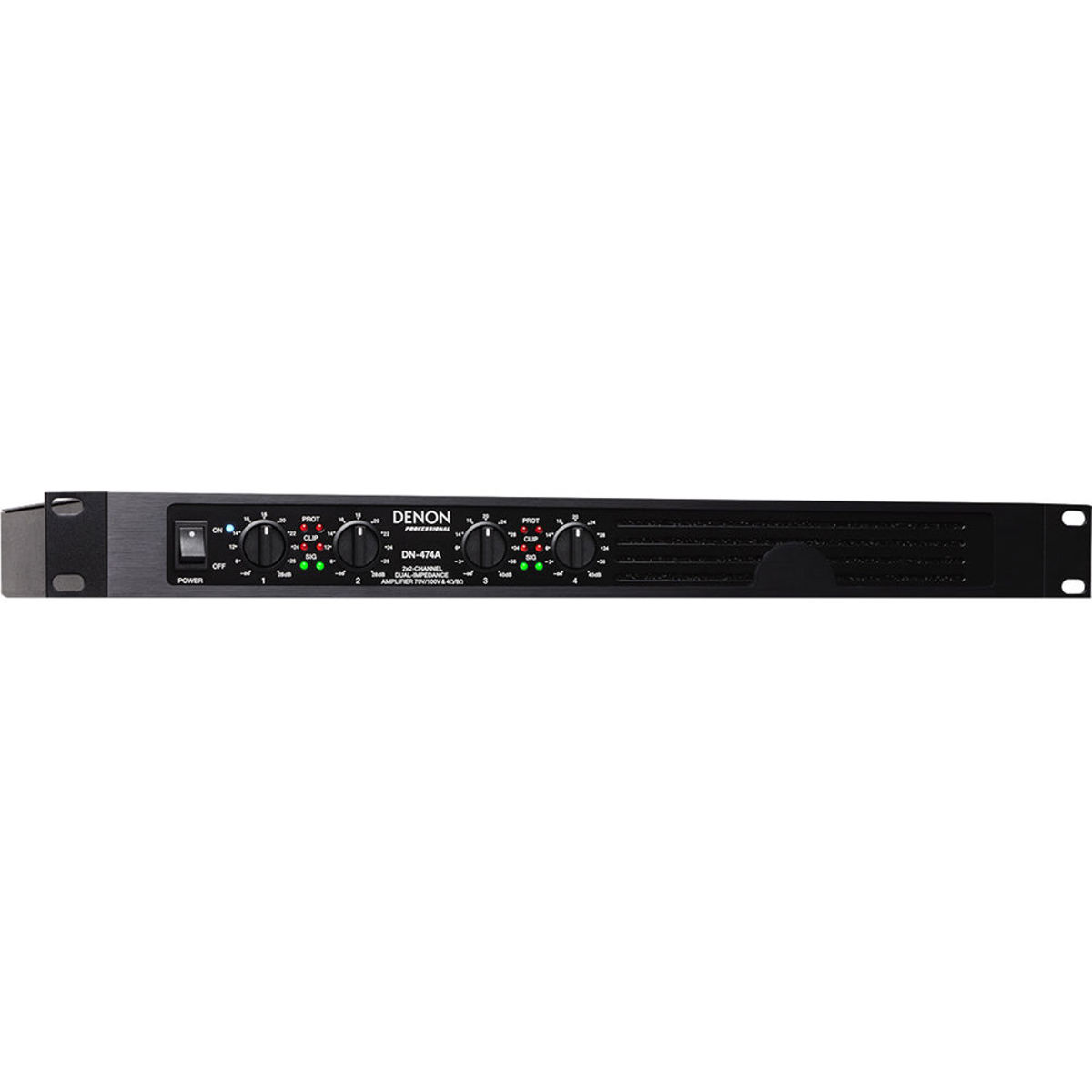 

Denon Pro DN-474A 2x2-Channel Dual-Impedance Amplifier, 2x 120W with 70/100V