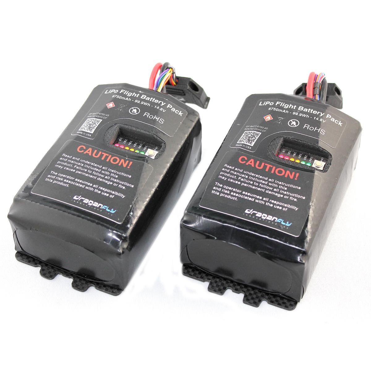 

Draganfly Innovations Draganfly 6750mAh 4-Cell Intelligent Flight Battery, Pair of 2