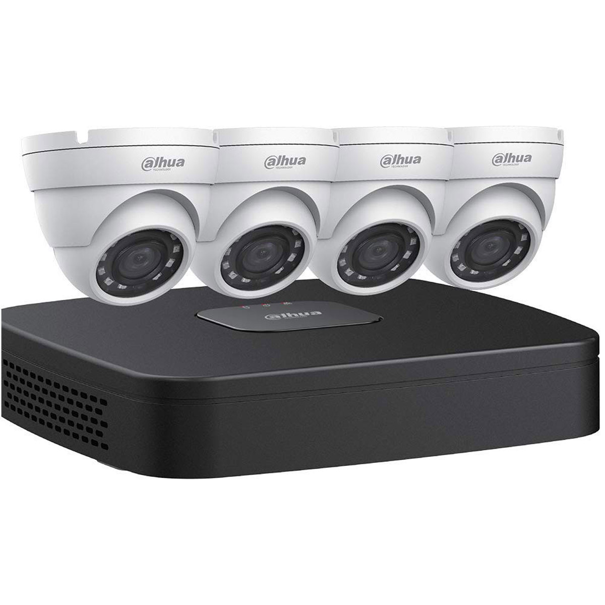 

Dahua N444E42 Network Security System, 4x 4MP Eyeball Cameras & 4-Channel 4K NVR