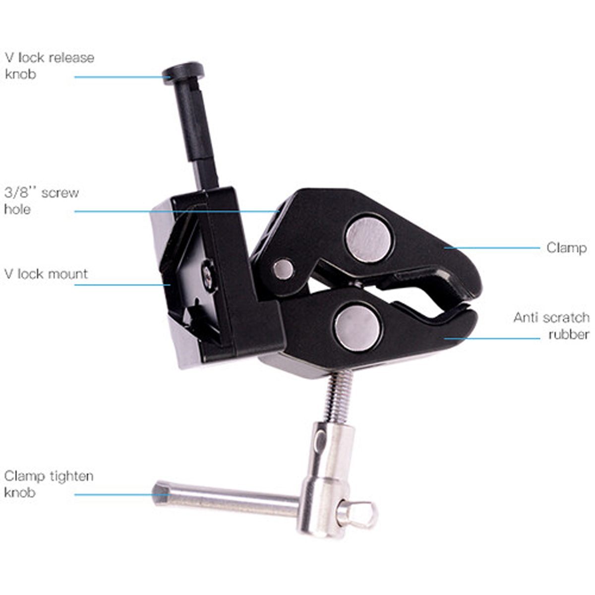 

DigitalFoto Solution Limited V-Mount Lock Battery Clamp, Second Version