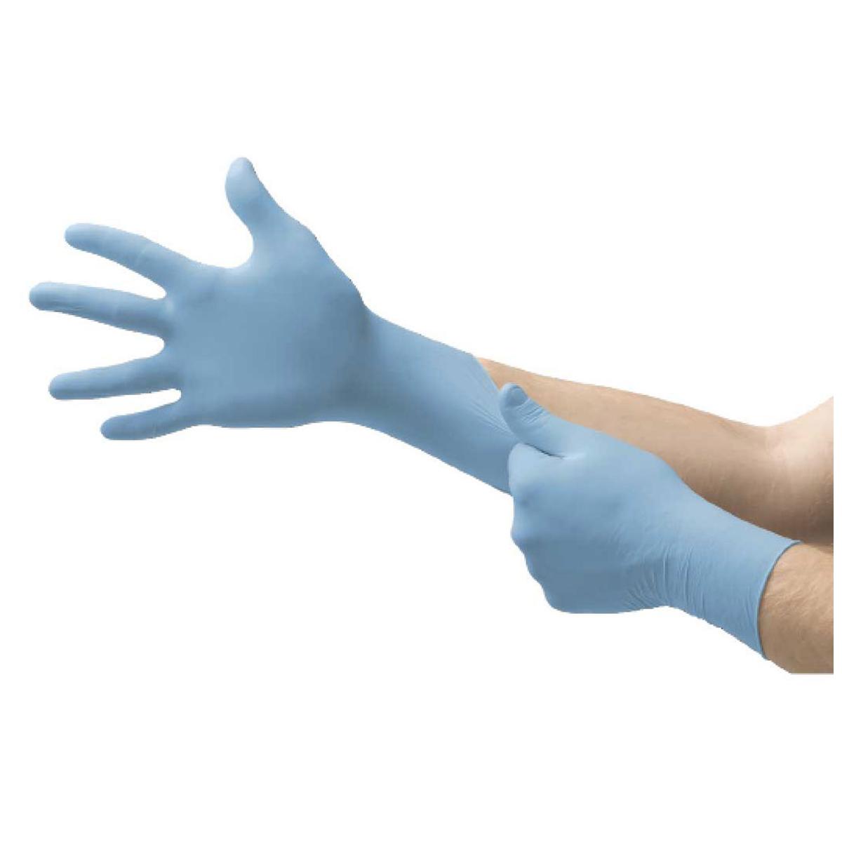 

DiVal Microflex Integra N86 Nitrile Disposable Exam Glove, XXL, Blue, 50-Gloves