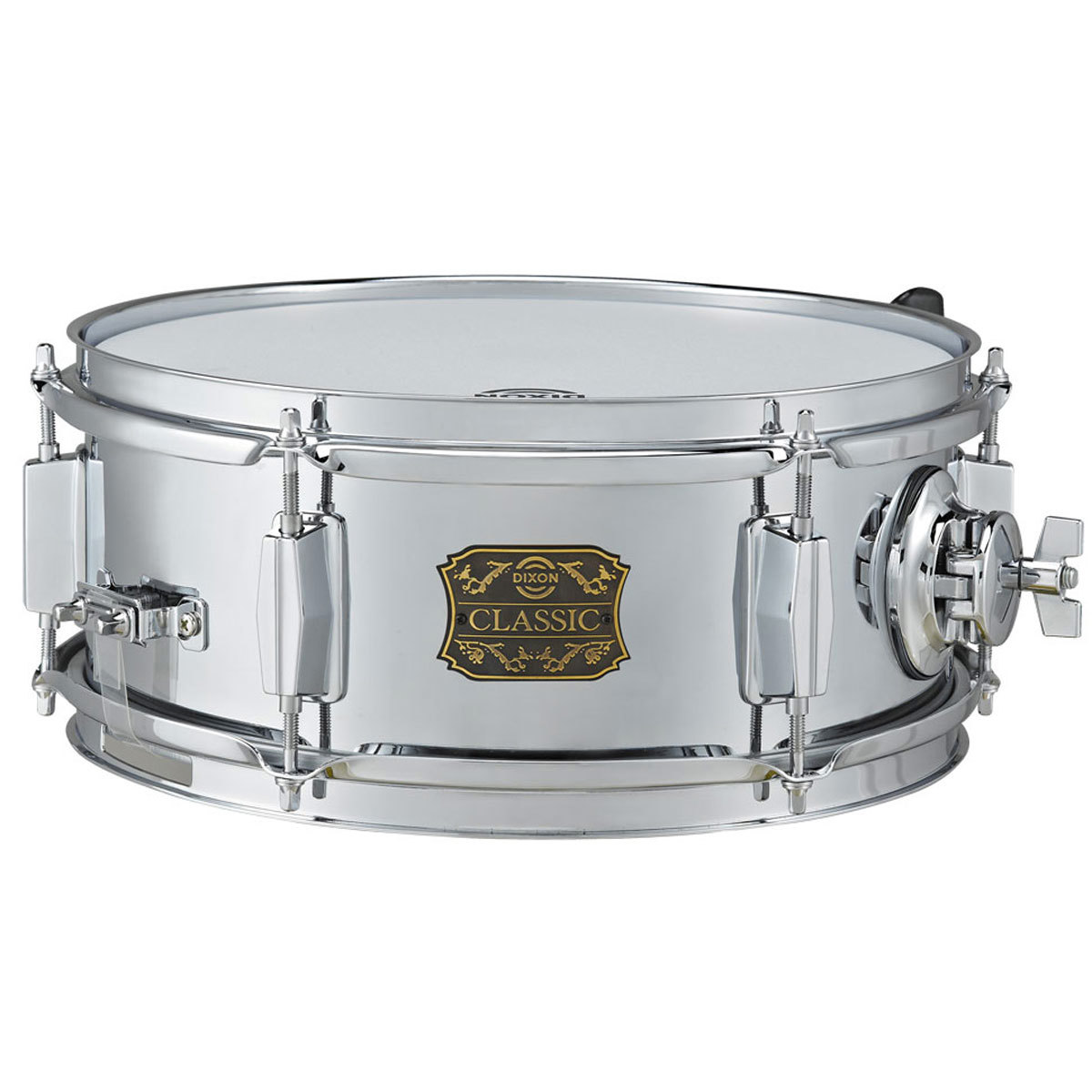 

Dixon Classic Metal Steel Snare Drums, Chrome, 5" x 10"