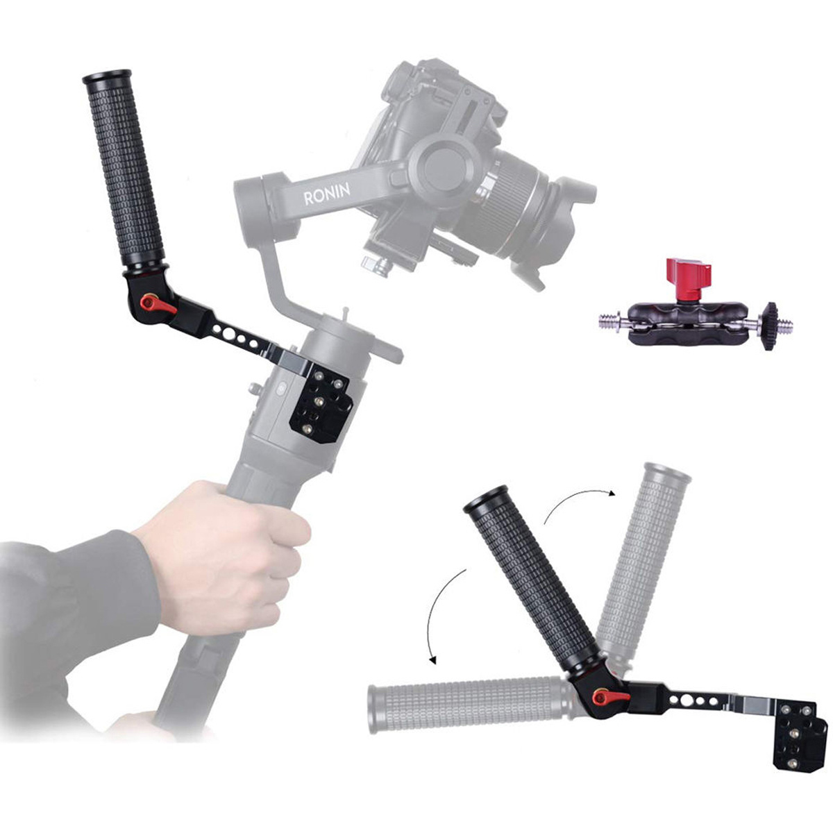 

DigitalFoto Solution Limited Versatible Angle Adjustable Handle for Ronin S/SC