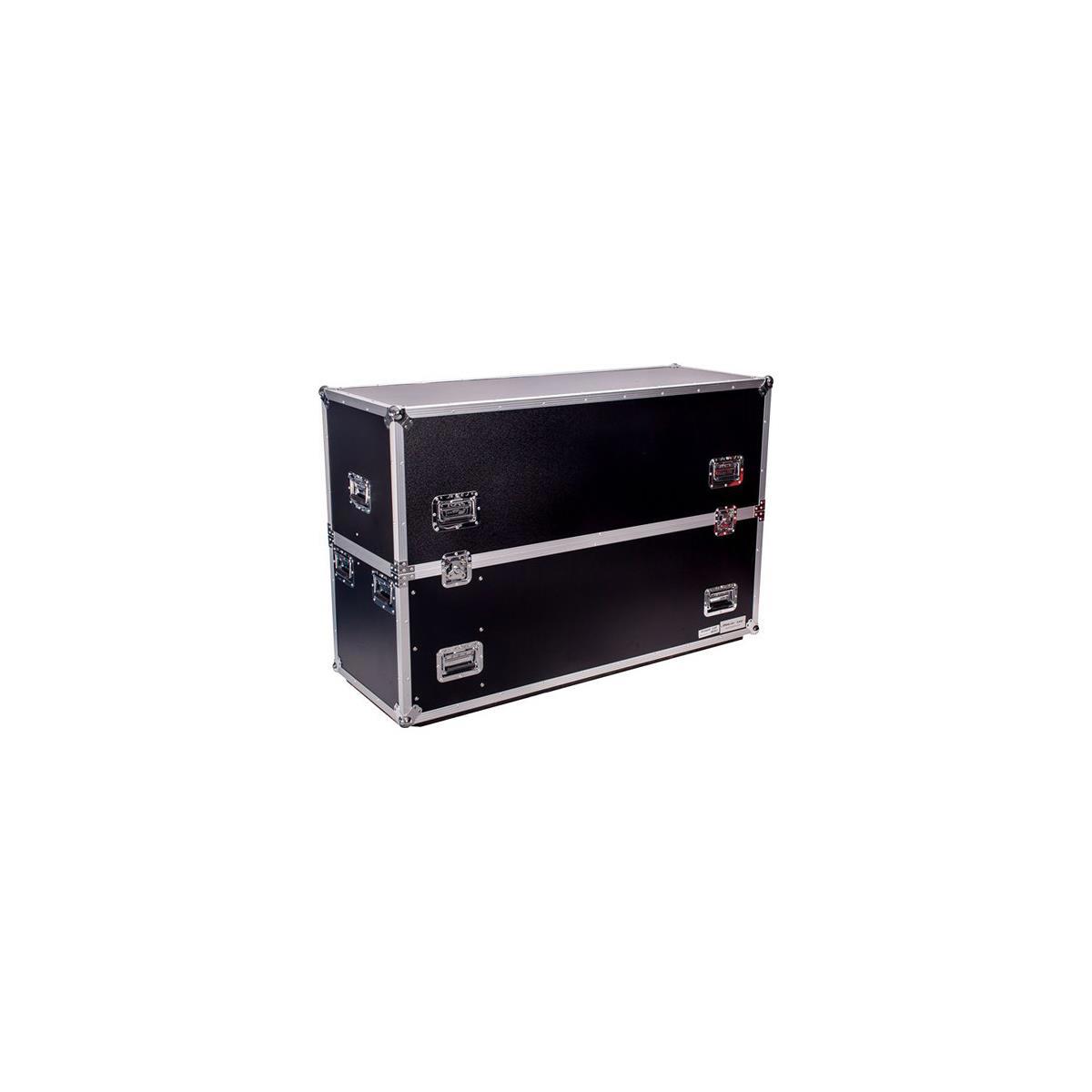 

Deejay LED Fly Drive Case for Two 50" LED or Plasma Displays with Caster Board