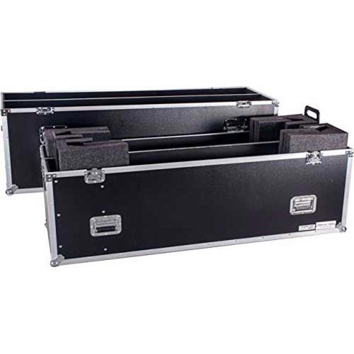 

Deejay LED Fly Drive Case for Two 70" LED or Plasma Displays with Caster Board