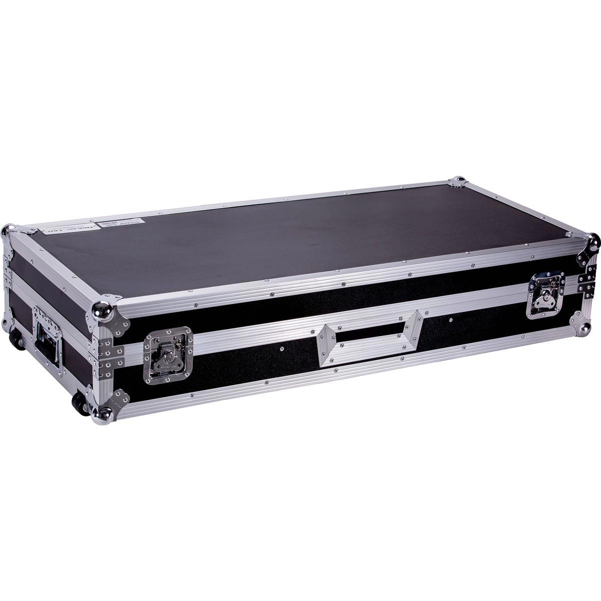 

Deejay LED DJ Coffin Case for Two Turntables Plus One DJM900 Mixer with Wheels