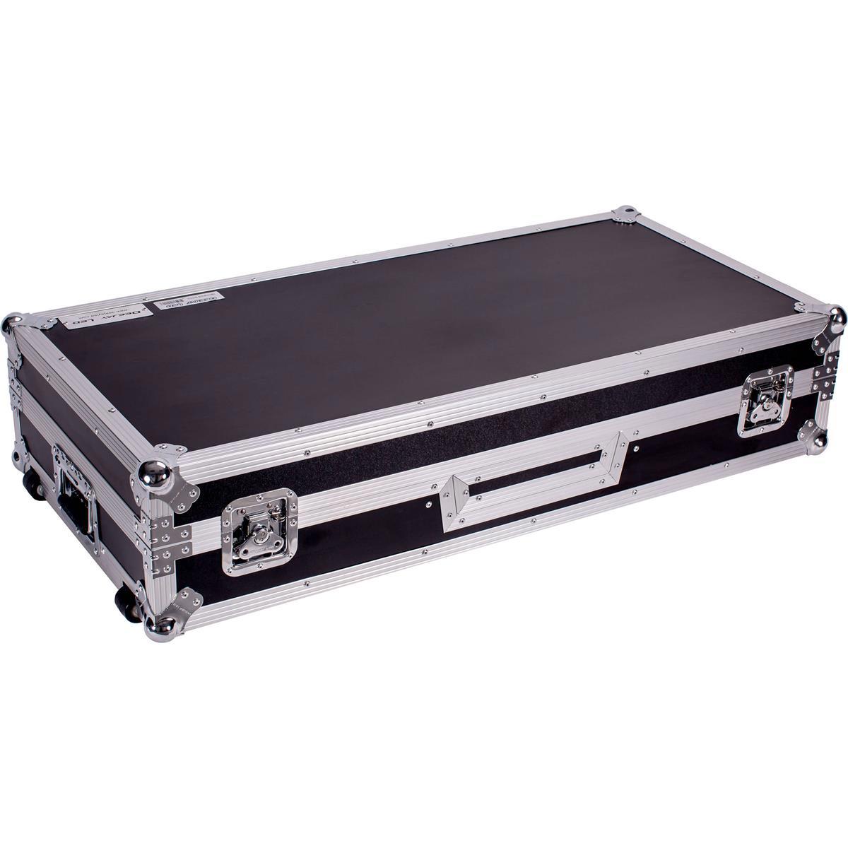 

Deejay LED DJ Coffin Case for 2TT Plus One Rane Sixty-One Serato with Wheels