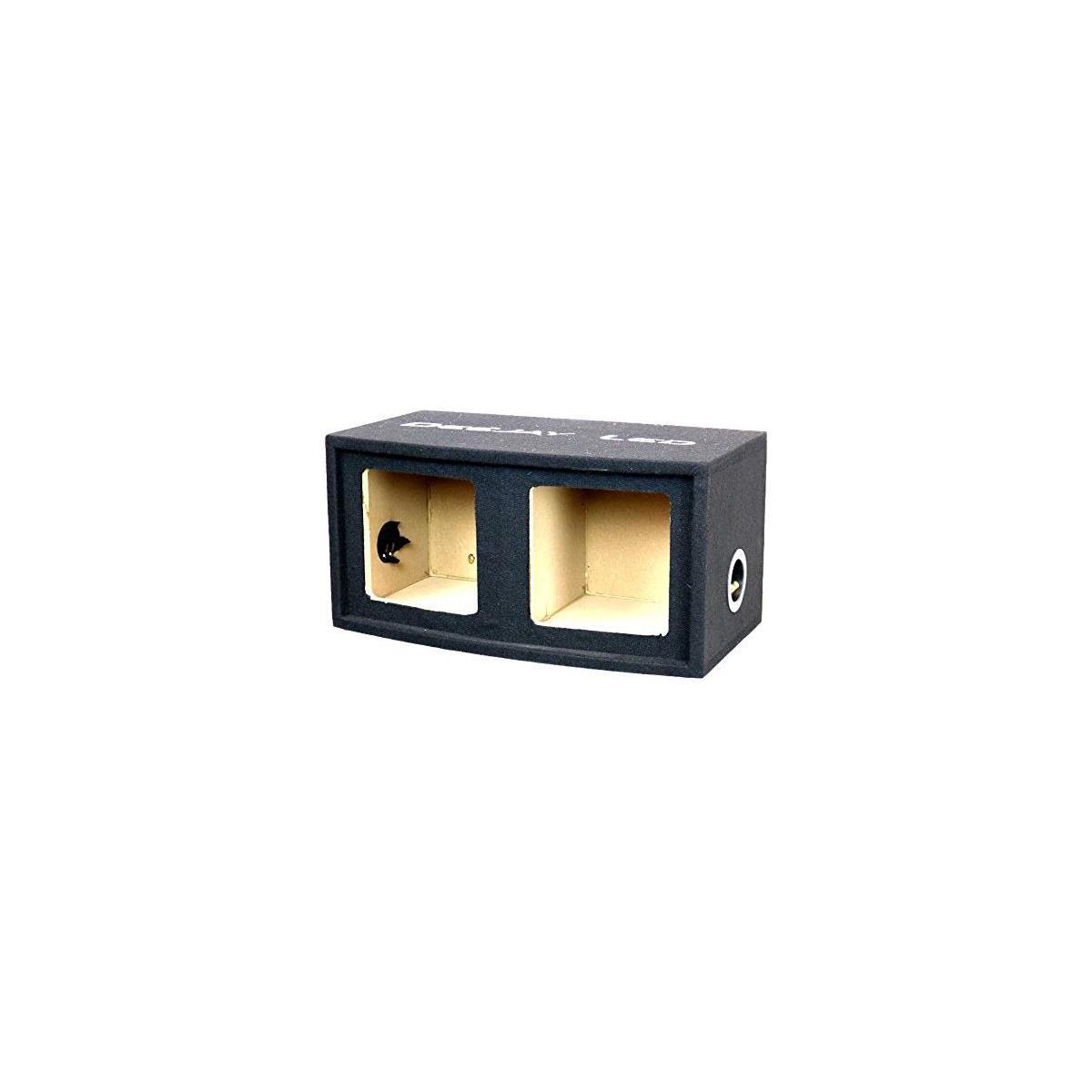 

Deejay LED 10" Double Heavy Duty Square Woofer Empty Car Speaker Box