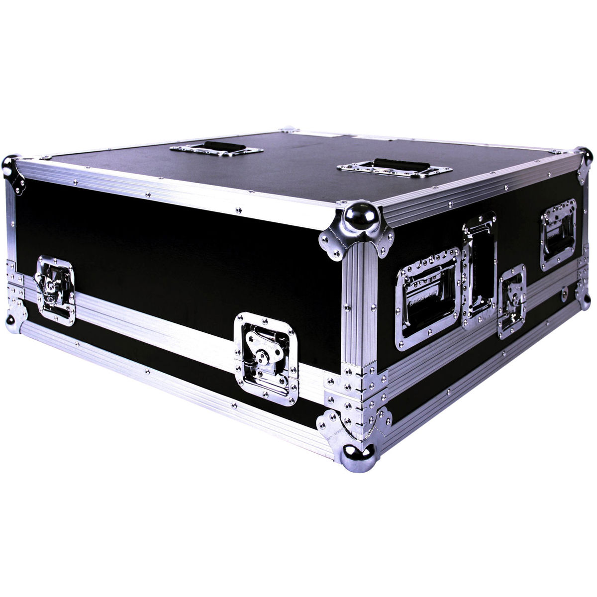 

Deejay LED Fly Drive Case for A&H QU24 Mixer with DJ Dog House & Casters