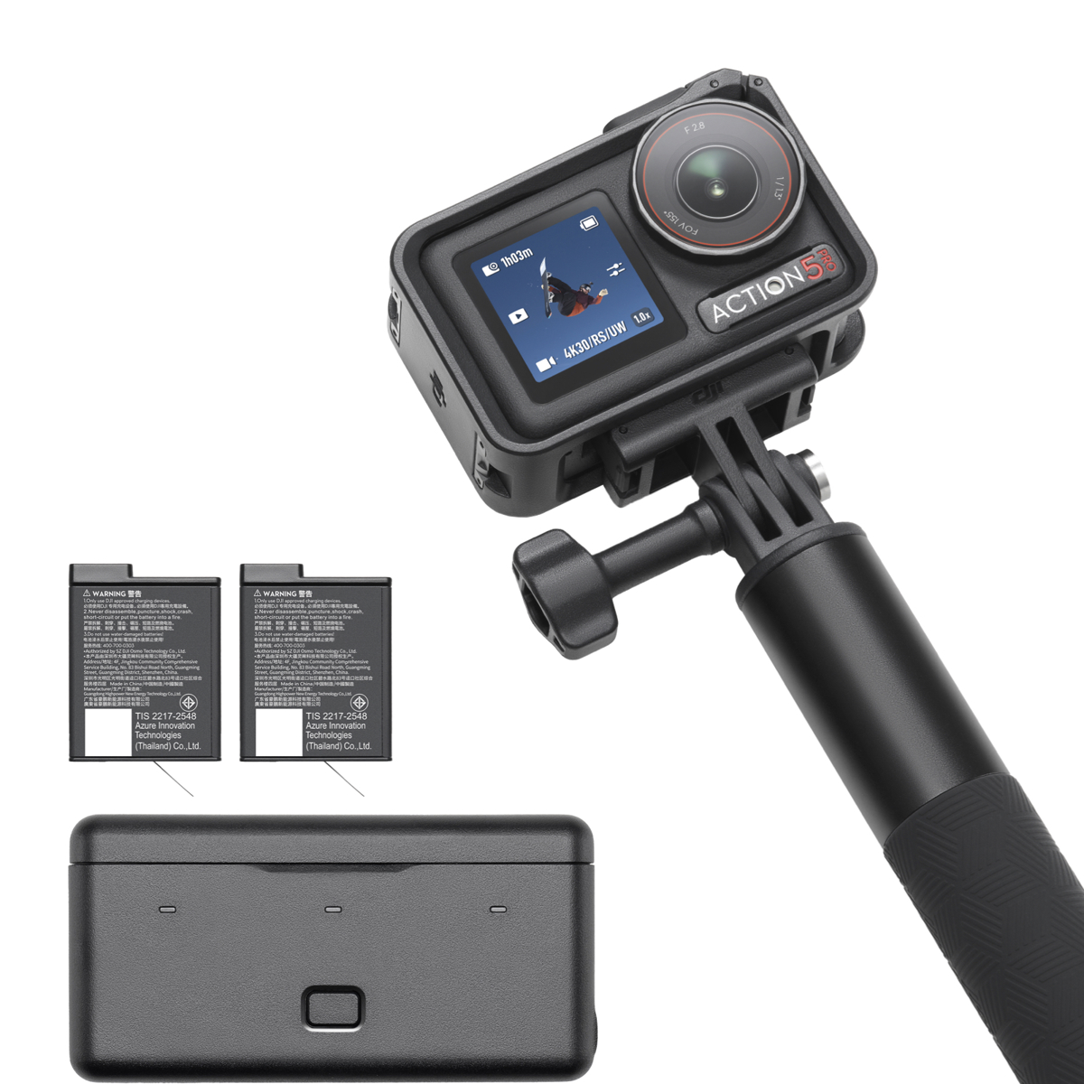 DJI Osmo Action 5 Pro Camera Adventure Combo -  CP.OS.00000378.01