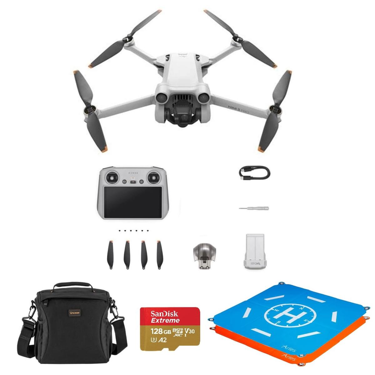 

DJI Mini 3 Pro Drone with RC Remote Controller with Accessories Kit