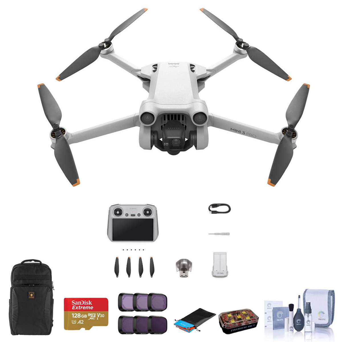 

DJI Mini 3 Pro Drone with RC Remote Controller with Complete Accessories Kit
