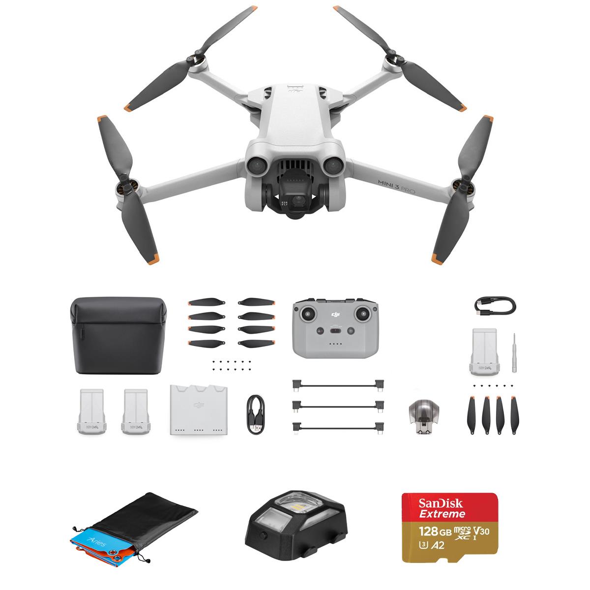 DJI Mini 3 Pro Drone with RC-N1 Controller, Fly More Kit, Essential...
