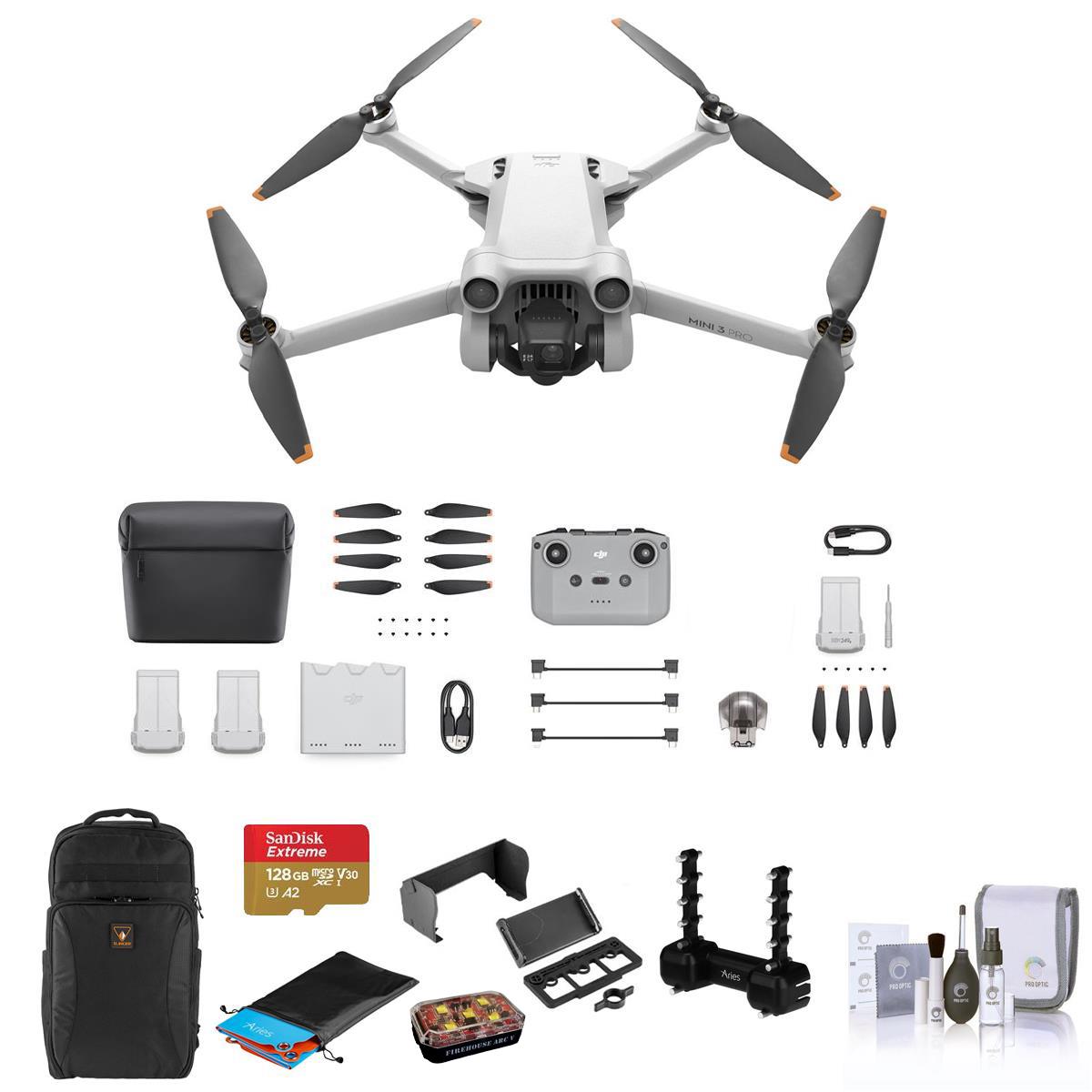 DJI Mini 3 Pro Drone with RC-N1 Controller, Fly More Kit Plus,...