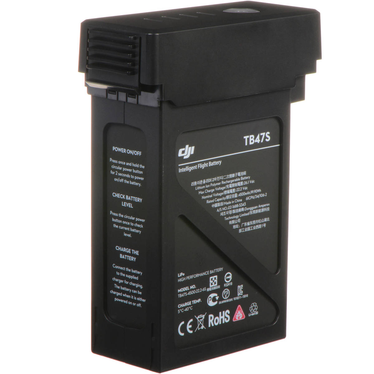 

DJI TB47S Part46 4500mAh 22.2V Intelligent Flight Battery for Matrice 600