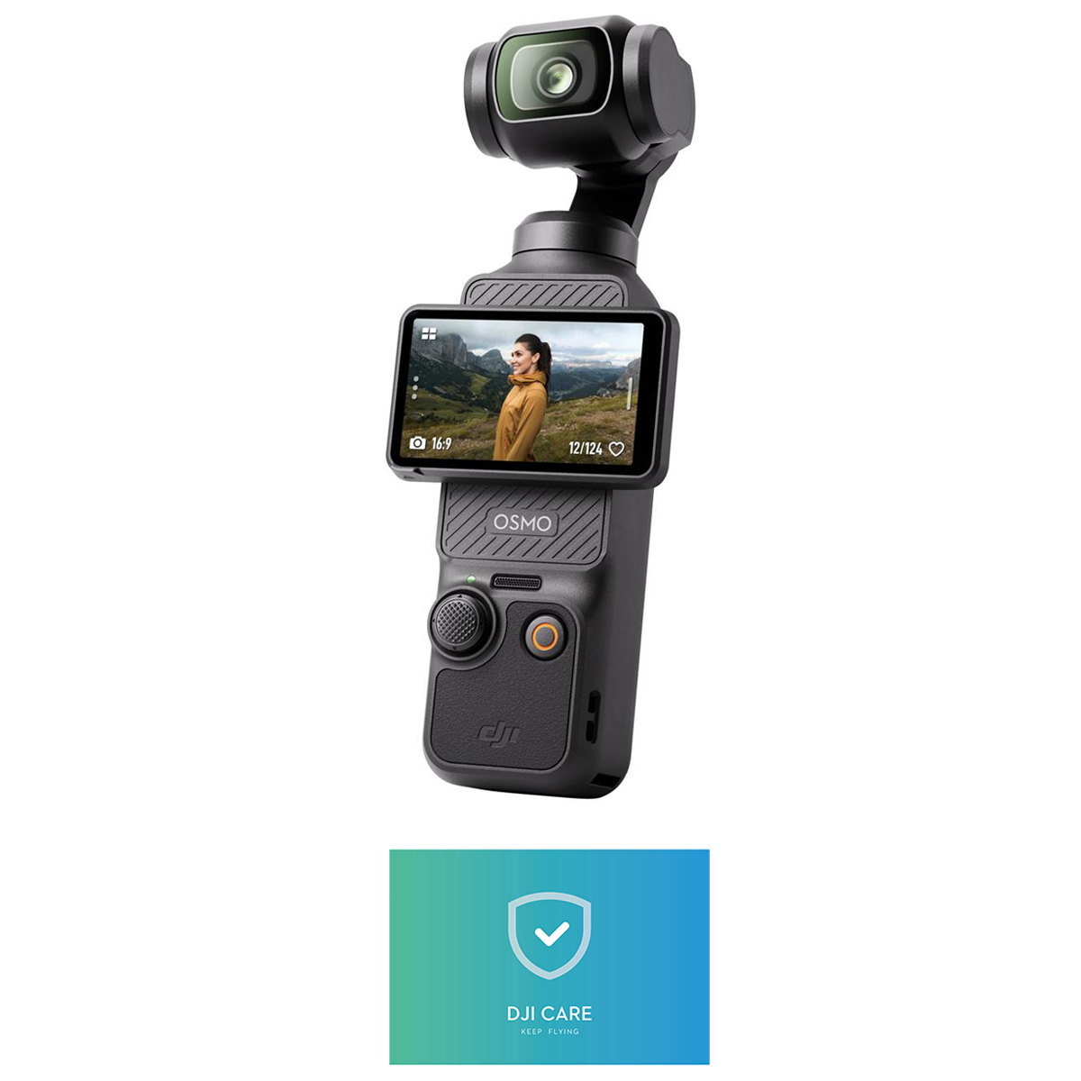 

DJI Osmo Pocket 3 Gimbal Camera, Bundle with Care Refresh 2-Year Plan Card