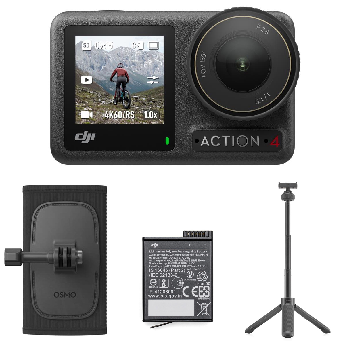 

DJI Osmo Action 4 Hiking Combo