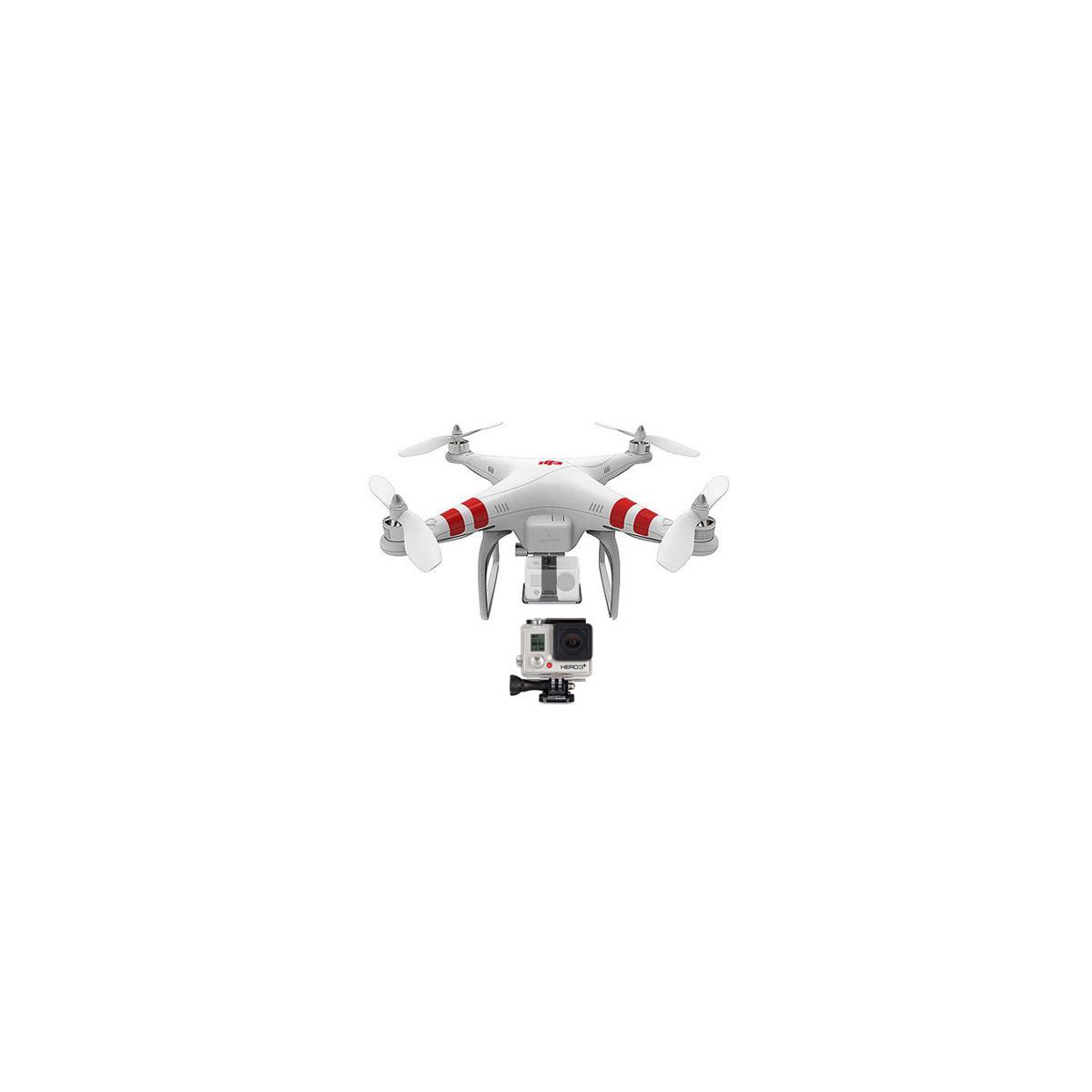 DJI Phantom Quadcopter with GoPro Mount Ver 1.1.1 W/GoPro HERO3+ Silver Edition -  CP.PT.000036 A