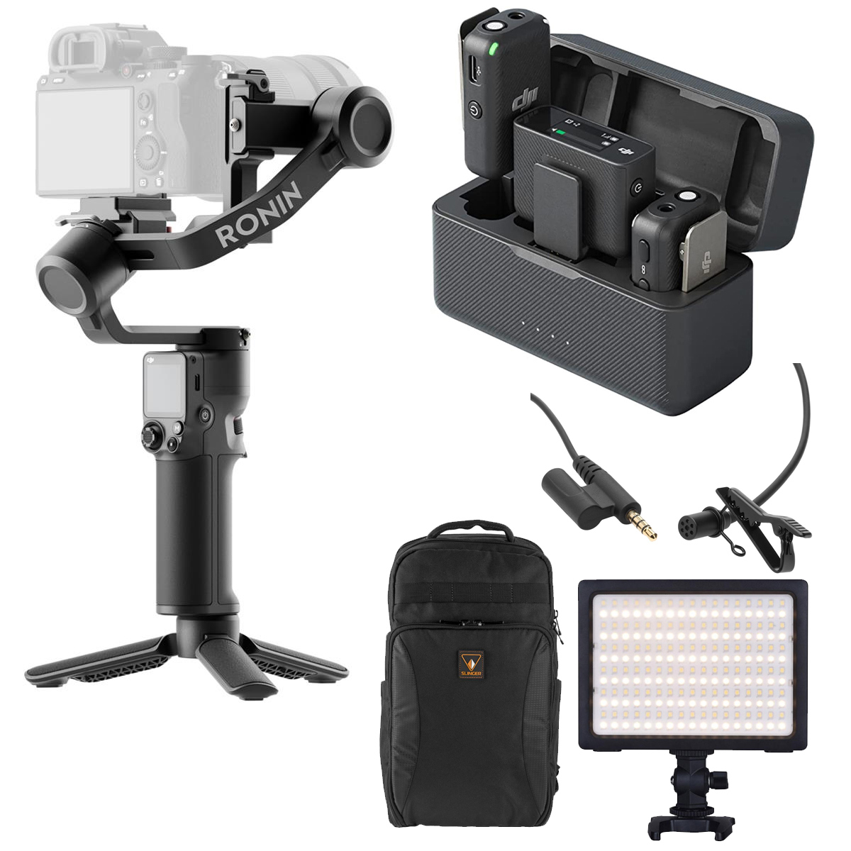 

DJI RS 3 Mini 3-Axis Handheld Gimbal Stabilizer, Bundle with DJI Mic